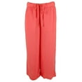thumbnail image 4 of Women's Organic Cotton Gauze Wide Leg Cropped Pants Small, 4 of 4