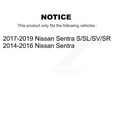 thumbnail image 2 of TMC Rear Suspension Shock Absorbers Pair for Car Nissan Sentra - Left Right Side (Driver Passenger) K78-101046, 2 of 2