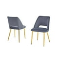 thumbnail image 7 of Rectangle 60" x 38" 7pc Clear Glass Dining Set with Dark Gray Chairs, 7 of 7