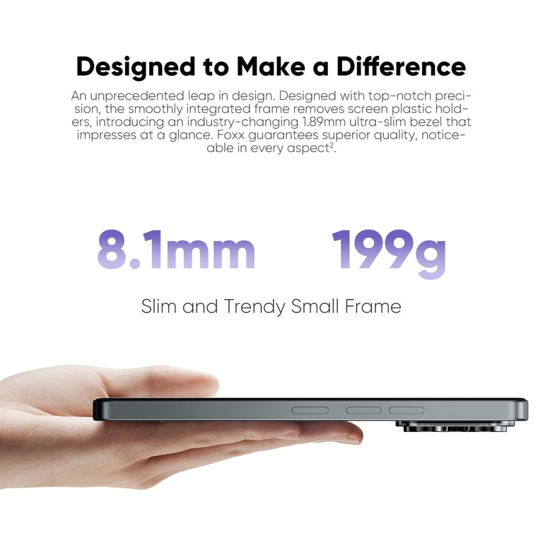 FOXX S13 5G Cell Phone, Android 14 Unlocked Smartphone 12GB +256GB