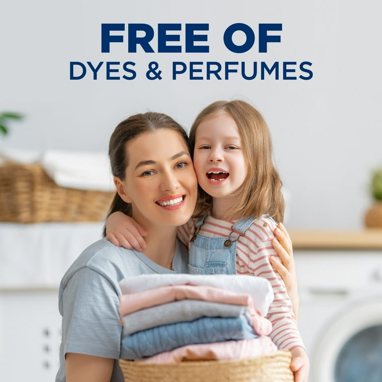 ARM & HAMMER Sensitive Skin Free & Clear Liquid Laundry Detergent Soap, 105 fl oz, 105 Loads