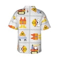 thumbnail image 3 of Balery Men'S Summer Hawaiian Shirts Short-Sleeve Design Name Printed Casual Shirts - Size Name, 3 of 9