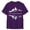 Purple, variant on Men's Summer Short Sleeve T Shirt DIY Custom T Shirt for Everyday Casual Wear—Breathable Blend Top with Print Design