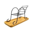 thumbnail image 2 of Estante para Pollo Asado, Soporte para Pollo, Forma de Silla de Playa, Decoración Del Hogar, Estante Creativo para Pavo, Soporte para Pollo para Barba Rejilla con bandeja, 2 of 8