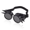 thumbnail image 1 of Gafas de motocicleta 1Pc Unique Bargains, gafas de ciclismo con lente negra y marco negro, 1 of 6