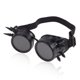 thumbnail image 1 of Gafas de motocicleta 1Pc Unique Bargains, gafas de ciclismo con lente negra y marco negro, 1 of 6