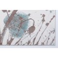 thumbnail image 3 of Ladole Rugs Floral Pattern Poppy Abstract Area Rug Carpet in Blue-Cream, 5x8 (5'3" x 7'6", 160cm x 230cm), 3 of 6