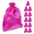 thumbnail image 1 of 12 bolsas de satén para pelucas, bolsas de viaje con cordón para guardar extensiones de cabello y pelucas, para el hogar, el salón y viajes, 1 of 7