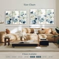 thumbnail image 4 of Elephant Stock Glorious Ginkgo Wall Art - Horizontal Multi Panel Canvas - Living Room Wall Decor - Floral And Botanical Multi Panel - Blue And Brown Decor By Carol Robinson - 57" x 36", 4 of 8