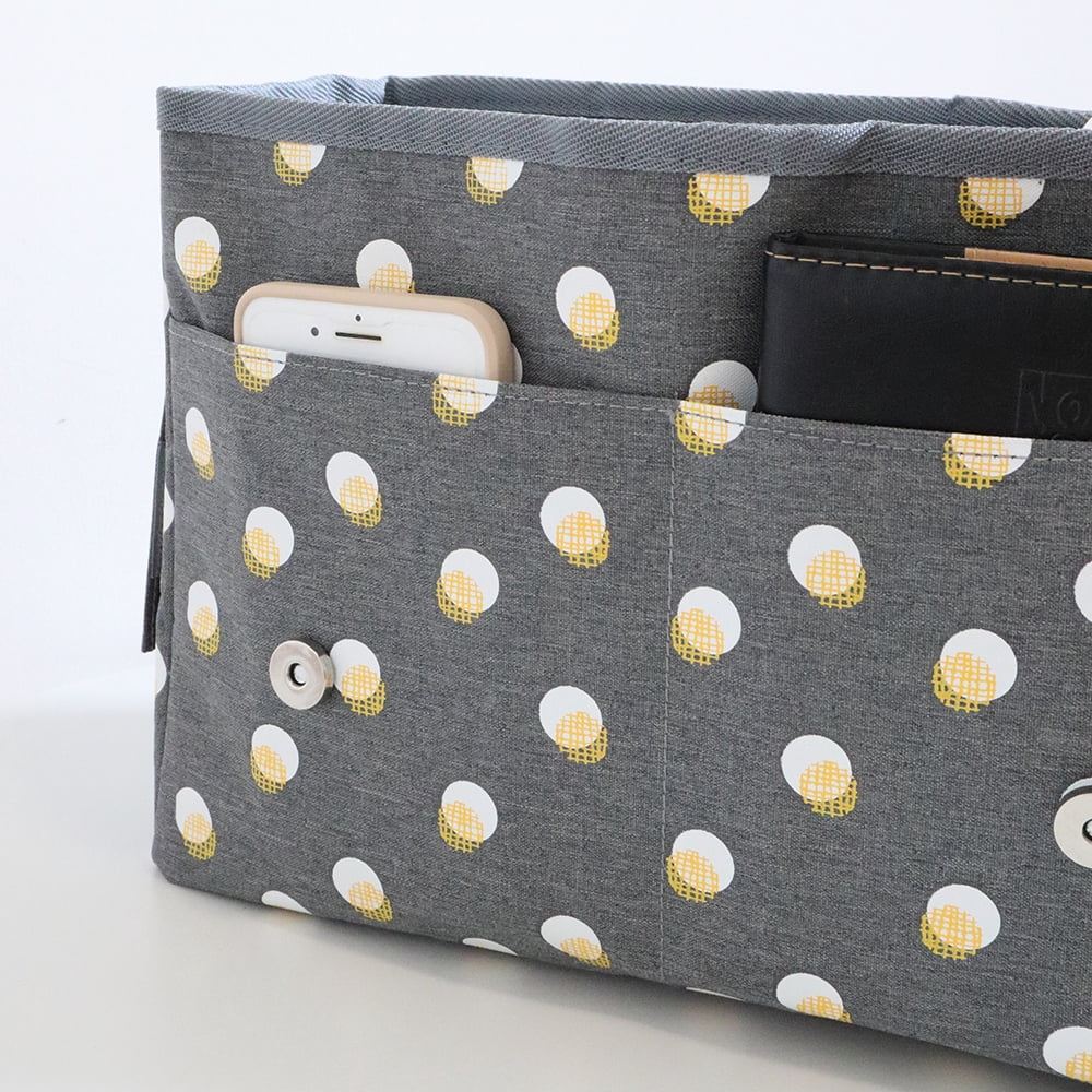 MOMIGO Baby Diaper Caddy Bag - Large Capacity Diaper Caddy Tote Bag Baby Stroller Bag Nursery Storage Bin for Diapers, Wipes & Toys Diaper Bag for Outdoor