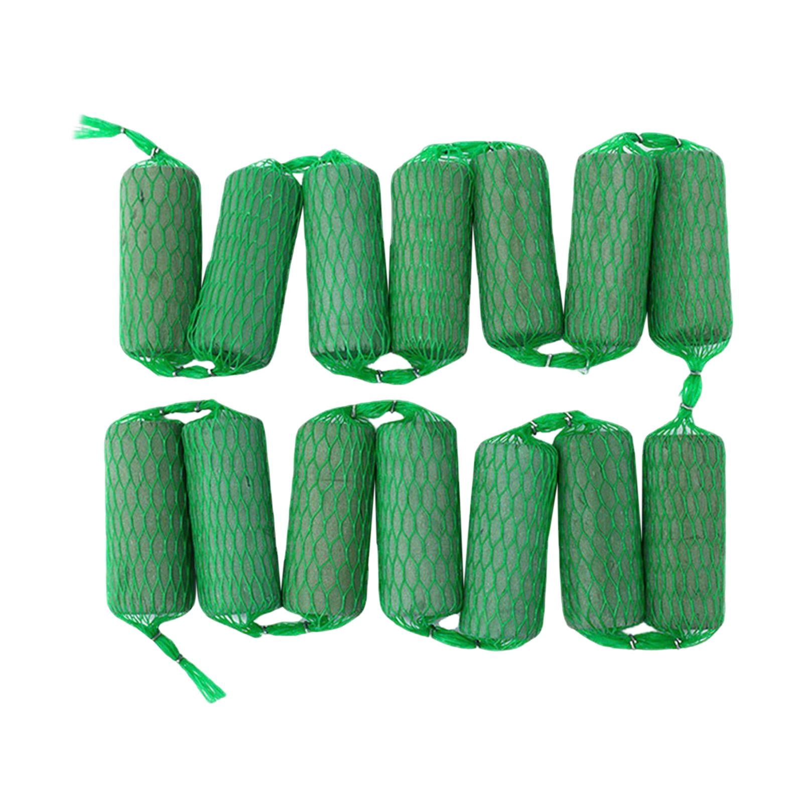 14Pcs Floral Foam Blocks Absorption Flower Holder Cylinder Netting for Party Table Centerpiece Florist Wedding Home Decor