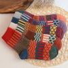 

Women Warm Socks Thick Christmas Socks Print Multicolor Stockings 5 Packing