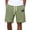 Light Green, variant on Mens Swim Trunks Men's Casual Waffle Weave Drawstring Shorts Textured Comfortable Crop Pants with Elastic Waist Pockets Summer Lounge Daily Beach Shorts for Home Vacation Black L