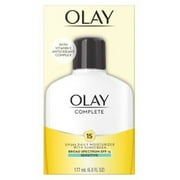 OLAY Complete UV Daily Moisturizer SPF 15, Sensitive Skin, 6 oz (Pack of 2)