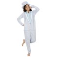 thumbnail image 2 of Dumb and Dumber Light Blue Tuxedo One Piece Pajama with Top Hat, 2 of 3