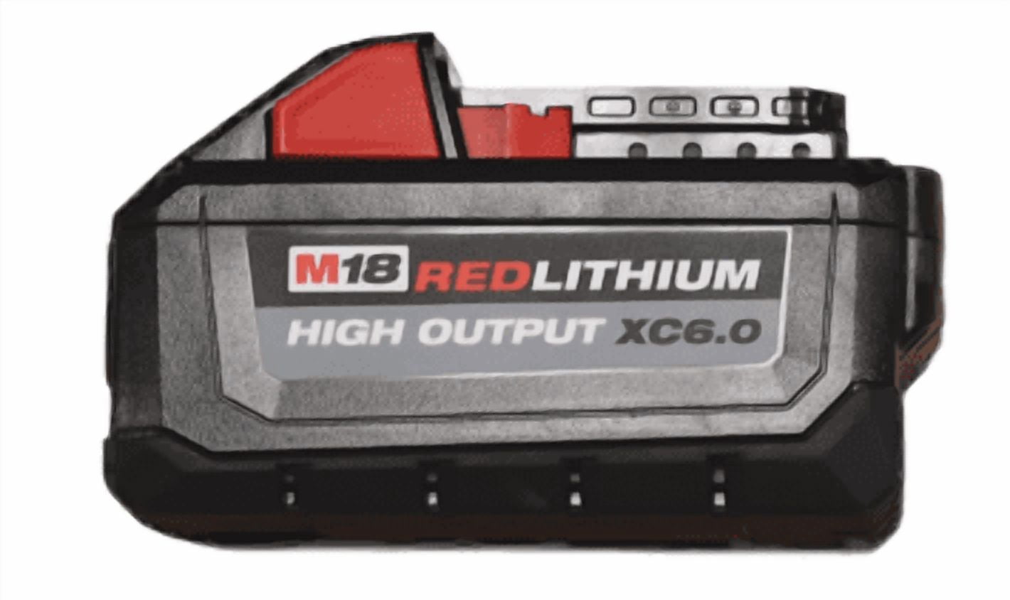 Milwaukee 48-11-1862 M18 REDLITHIUM HIGH OUTPUT XC 6.0Ah Battery Pack (2pc)