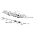 thumbnail image 2 of HEANUJJ 2Sets Internal Door Latch Stainless Steel Slide Bolt for Secure Indoor Door Hardware, 2 of 7
