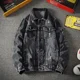 thumbnail image 2 of Abrigos vaqueros para hombre de otoño con bordado, chaqueta vaquera para hombre, moda con letras, ropa de una pieza, diseñador de marca, precio bajo, suelta, 2 of 5