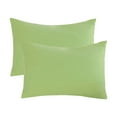 thumbnail image 4 of PiccoCasa 2 Pack Soft Microfiber Pillow Case, 14" x 20", Sage Envelope Closure, 4 of 7