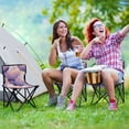 thumbnail image 6 of BZSMCE Camping Chairs Modern Folding chair In Purple Cloud Cat Cuddle Pattern, 6 of 8