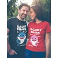 thumbnail image 4 of Daddy and Mommy Shark Shirts Mom and Dad Gifts Baby Shark Matching Set Outfits Mommy Red Medium / Daddy Blue Small, 4 of 6