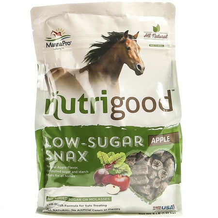 UPC: 0095668937706 | Nutrigood® Low-Sugar Snax for Horses – Apple Flavor Horse Treats (4 pounds)