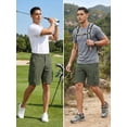 thumbnail image 5 of Men's Hiking Cargo Shorts Outdoor Travel Shorts for Men with Multi Pocket for Fishing Camping Casual Golf Armygreen 40, 5 of 7