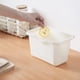 thumbnail image 3 of Papelera montada en la puerta del gabinete para un almacenamiento eficiente de la basura Papelera de cocina beige, 3 of 5