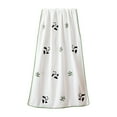 thumbnail image 2 of Toalla de baño bordada Pandas | Toalla grande gruesa de vellón de coral | Poliéster afelpado suave de rápida absorción | Secado rápido | Lindo diseño de panda para adultos y niños | 55,1 x 27,5, 2 of 6