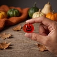 thumbnail image 4 of Halloween Decoration Indoor - Miniature Artificial Resin Pumpkin Ornaments Suitable For Halloween Decorate Ideal For Party Favors Home Accents And DIY Crafts., 4 of 5