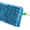 thumbnail image 3 of Chenille Mop Pad 2-Pack - Blue - Microfiber - Hard Floor - Reusable - 11 1/4"L x 5 1/2"W, 3 of 6