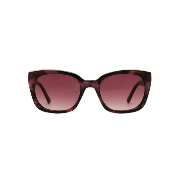 Foster Grant Pink Tortoiseshell Cat-Eye Women's Sunglasses