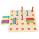 thumbnail image 4 of Array Block Geo Board, Geoboard De Madera De Tamaño Preciso Aprende A Través Del Juego Coordinación Mano-ojo Para Niños ANGGREK Puzzle Matrix, 4 of 8