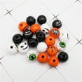 thumbnail image 4 of 60Pcs Halloween Cat Face Beads 16mm Wood Spacer Beads with Ghost/Eye/Pumpkin Lantern Patterns, 3mm Hole for DIY Jewelry Necklace Bracelet Phone Chain Decor, 4 of 7