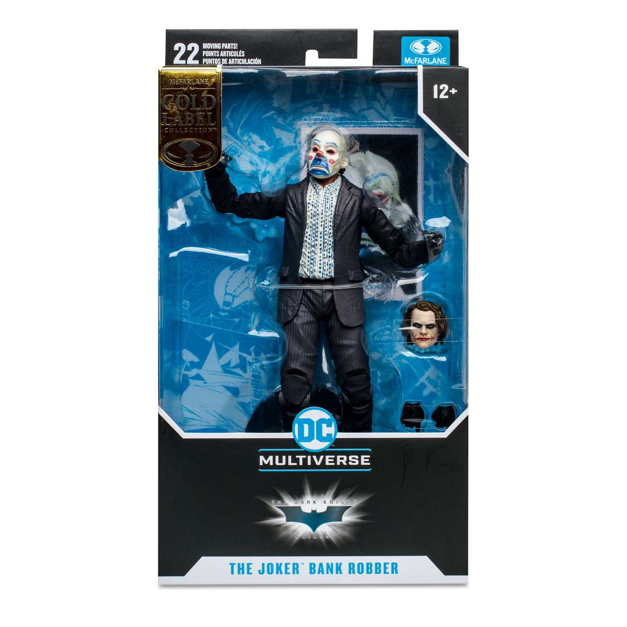 McFarlane DC Gold Joker Bank Robber Action Figure: The Dark Knight