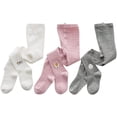 thumbnail image 1 of Set de 3 leotardos infantiles Calcetines de algodón para niña de 5 a 8 años talla L Sincero Electrónica, 1 of 5