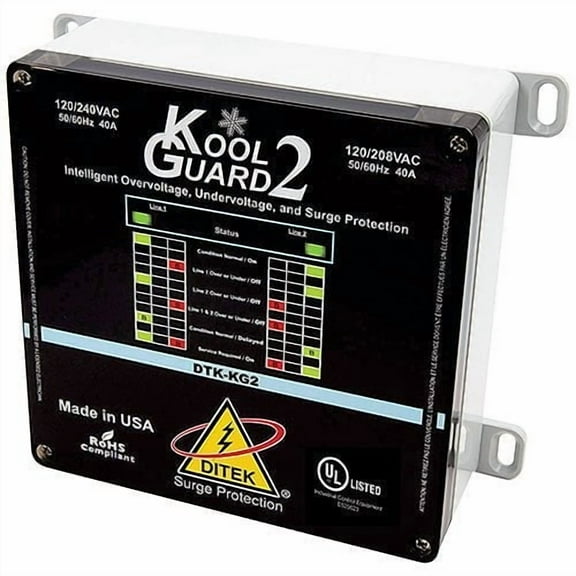 Ditek DTK-KG2 Kool Guard Series HVAC Intelligent Voltage Monitoring