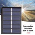 thumbnail image 1 of Cargador de panel solar portátil de 0.3W 3V 65x48mm Mini módulo solar de bricolaje (2 piezas) Tmvgtek 3lm2at4ne8an4gm1D02, 1 of 9