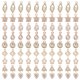 thumbnail image 1 of GOOHOCHY 90 piezas de dijes de aleación cúbica para hacer pulseras, collares y pendientes., 1 of 7