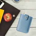 thumbnail image 1 of WHEANG Clearance Pull Out Card Organizer Snap Closure Leather Organizer Pouch Pull Out Credit Card Organizer Small Slim Portable Card Holder Personalized Stackable Business Card Holde, 1 of 4
