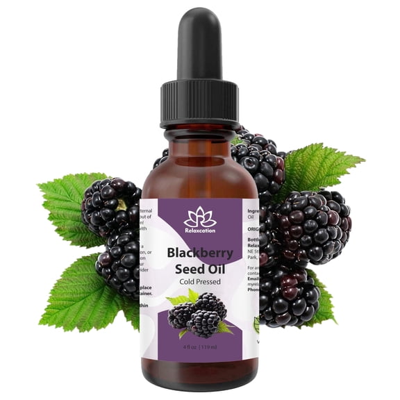 Blackberry Seed Oil – Botanical Cold-Pressed Oil for Skin & Hair by Relaxcation
