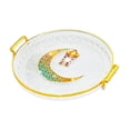 thumbnail image 2 of Bandeja de servicio redonda BLESIY frutero decoración de mesa plato de frutas bandeja de almacenamiento decorativa recipiente para servir para hoteles claro, 2 of 8