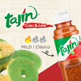 thumbnail image 5 of Tajin Gummy Candy Fruit Rings, Gummies with Chili and Lime Seasoning, Mild Spice, Gluten-Free and Vegan Snacks, Assorted Variety, Mango, Pineapple, Peach, Watermelon, Snack Size 12 Pack, 5 of 5