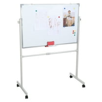 Wharick Rolling Dry Erase Board 23 x 35 - Large Portable Magnetic Whiteboard with Stand Mobile Standing Whiteboard for Office, Classroom & Home
