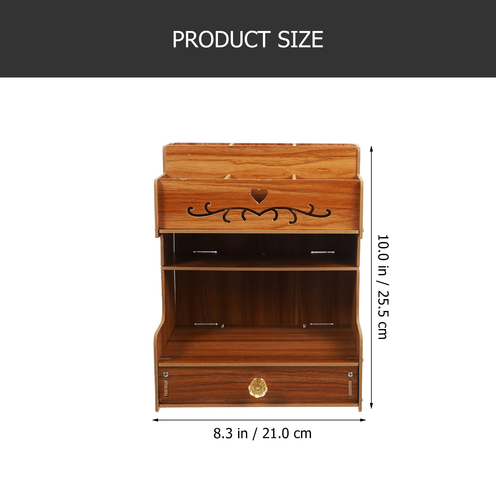 unbranded Desktop Organizer Drawer Organize Stationery and Sundries Office 25.5X21X15CM