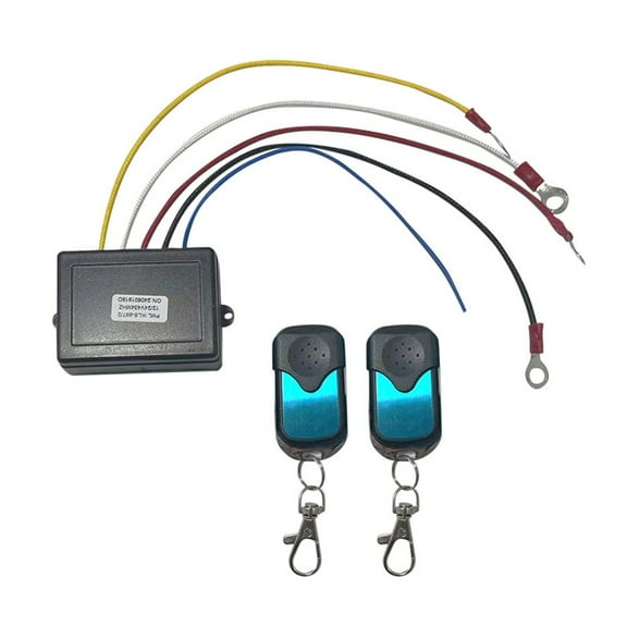 GLFS 12V 24V Car Wireless Winch Electric Remote Control Multifunctional Winch Control