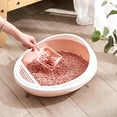 thumbnail image 4 of XROMTBEM Open-Top Cat Litter Box Kit Include Scoop Kitty Litter Box with Shield Semi-Enclosure Anti-Splash Pet Cleaning Supplies, 4 of 18