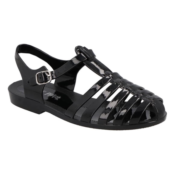 Sandalia Playa Mujer Ay de Piña Comodos Casuales negro 24