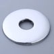 thumbnail image 5 of Bewildely La cubierta redonda del cuello del tubo de la válvula de acero inoxidable de 2 piezas protege y mejora el grifo de la ducha Accesorios de baño, 5 of 6