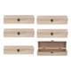 thumbnail image 1 of Caja de Almacenamiento de Joyería Natural 6 Piezas Perfecl Cajas de madera lisas con tapa, 1 of 8